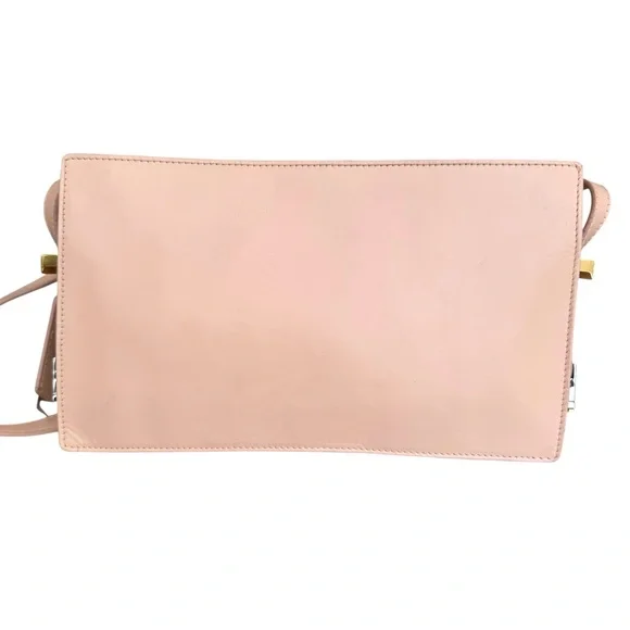 Balenciaga Shoulder Bag Crossbody Light Pink Leather - Picture 9 of 17